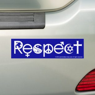 Adesivo Para Carro Coexistir com Respeito - Paz Bondade & Tolerância