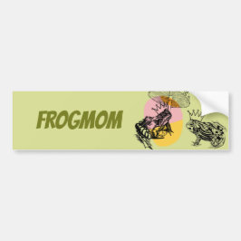 Adesivo Para Carro Cogumelos Florestais Encantados e Sapos Personaliz