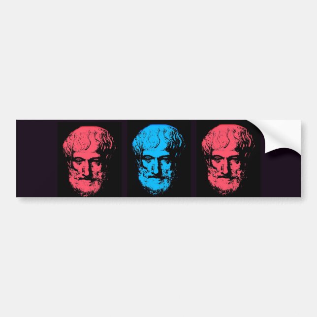 Adesivo Para Carro Colagem de Aristotle (Frente)