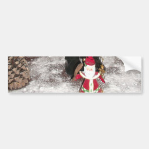 Adesivo Para Carro Coleção de Natal do Teddy Bear