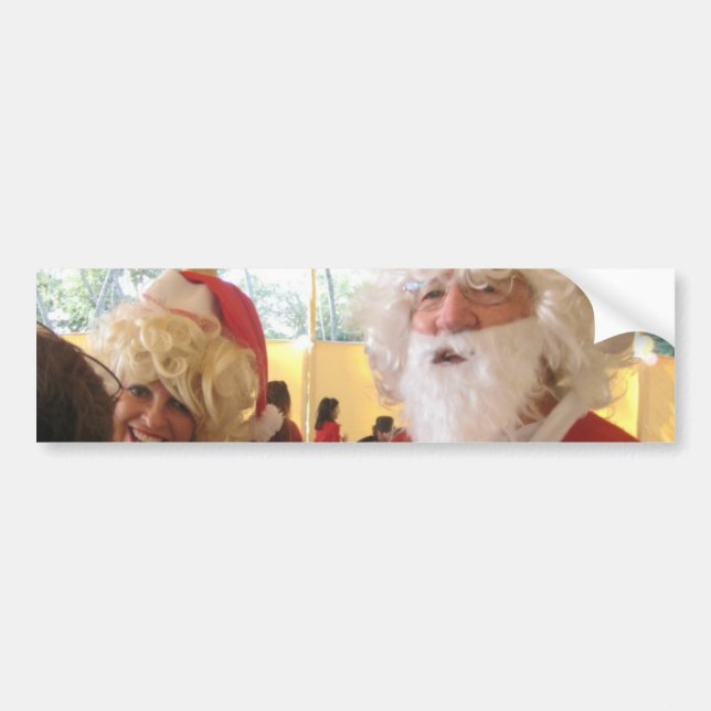 Adesivo Para Carro Coleção de Papais noeis Elegantes. (Frente)