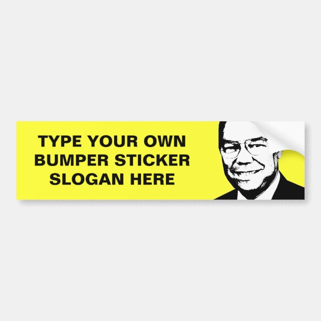 Adesivo Para Carro Colin Powell (Frente)