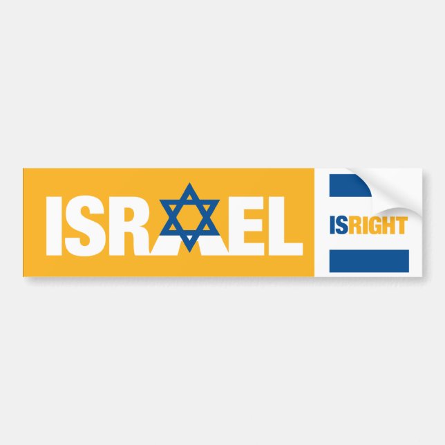 Adesivo Para Carro Colisão 2 de Israel (Frente)