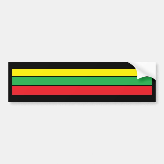 Adesivo Para Carro color rasta (Frente)