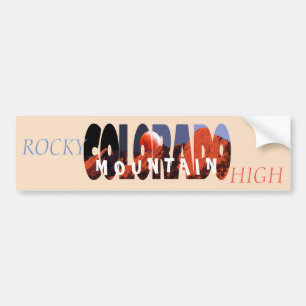 Adesivo Para Carro Colorado - Montanha Rocky High