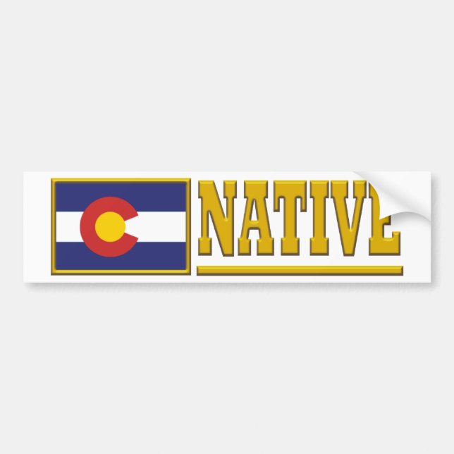 Adesivo Para Carro Colorado Native (Frente)