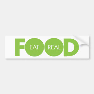 Adesivo Para Carro Coma a comida real