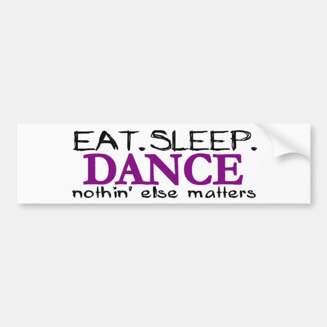 Adesivo Para Carro Coma a dança do sono (Frente)