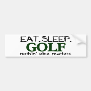 Adesivo Para Carro Coma o golfe do sono