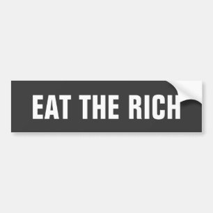 Adesivo Para Carro Coma o Rich Bumper Sticker