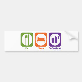 Adesivo Para Carro Coma o sono fazem estatísticas