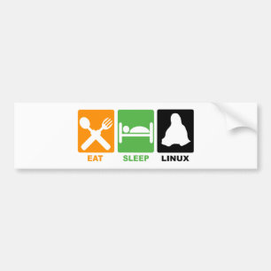 ADESIVO PARA CARRO COMA O SONO LINUX