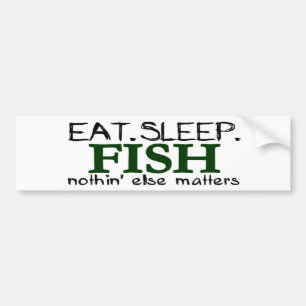 Adesivo Para Carro Coma peixes do sono