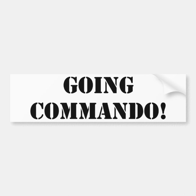 Adesivo Para Carro Comando indo (Frente)