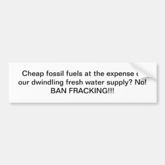 Adesivo Para Carro Combustíveis fósseis baratos CONTRA a água: