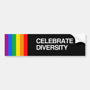 ADESIVO PARA CARRO COMEMORE A DIVERSIDADE