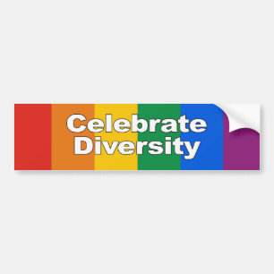 Adesivo Para Carro Comemore a diversidade 2