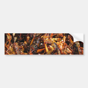 Adesivo Para Carro Comida asiática fritada do gafanhoto (Takkataen