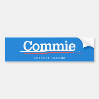 Adesivo Para Carro Commie Bernie Sanders Parody Bumper Sticker