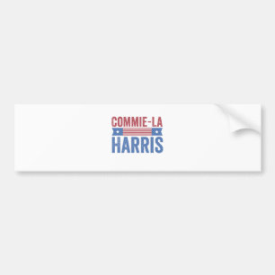 Adesivo Para Carro Commie-La Harris 2024 Funny Anti Kamala Harris