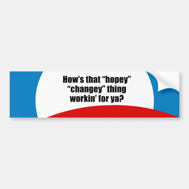 Adesivo Para Carro Como é esse workin da coisa do changey do hopey (Frente)