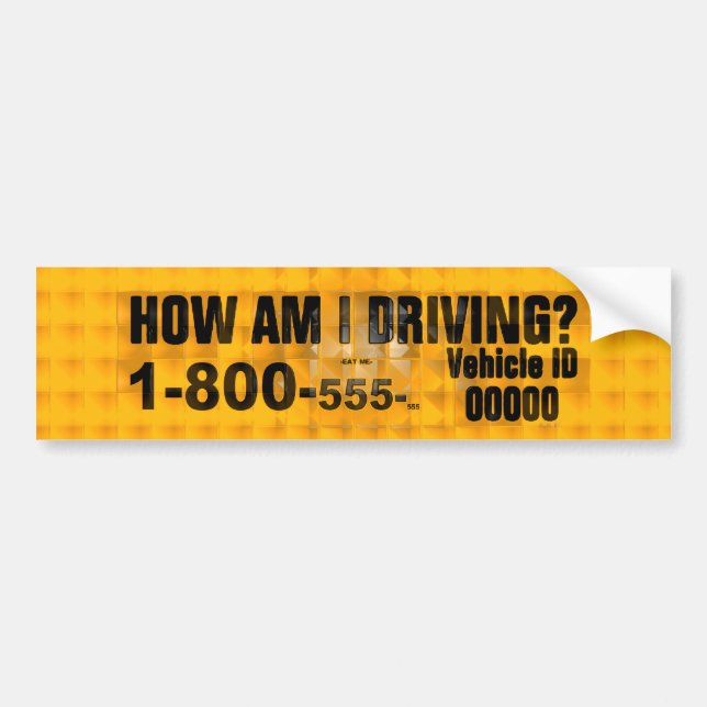 ADESIVO PARA CARRO COMO É QUE EU DIRIJO? (Frente)