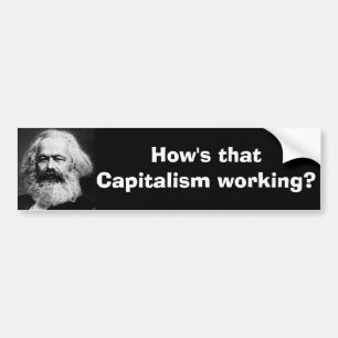 Adesivo Para Carro Como esse capitalismo está trabalhando?