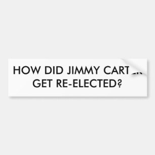 ADESIVO PARA CARRO COMO JIMMY CARTER OBTEVE RE-ELEITO?