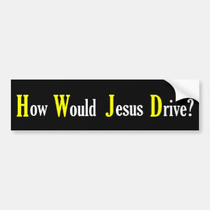 Adesivo Para Carro Como movimentação de Jesus - autocolante no vidr