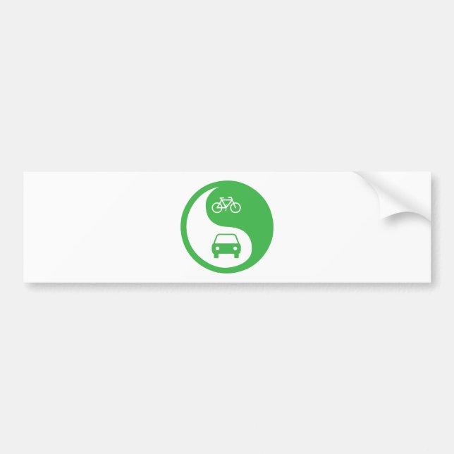 Adesivo Para Carro Compartilhe da estrada Yin Yang (Frente)