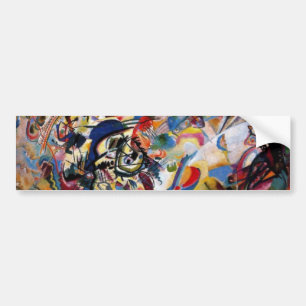Adesivo Para Carro Composição VII de Kandinsky