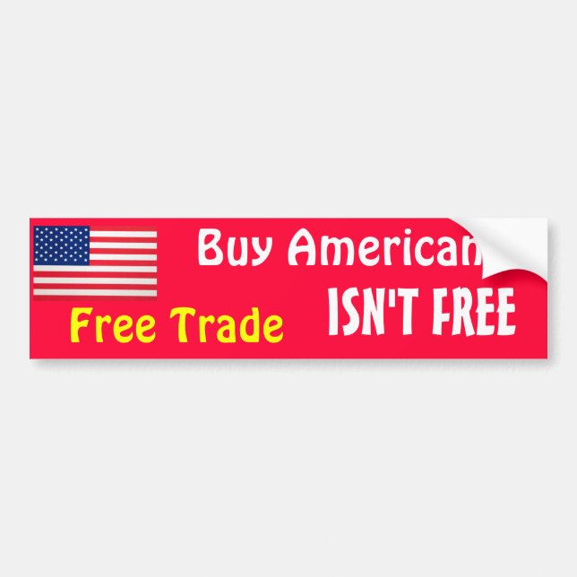 Adesivo Para Carro Comprar Bumper Sticker Americano (Frente)