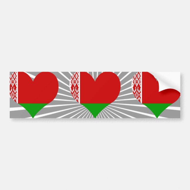 Adesivo Para Carro Compre a bandeira de Belarus (Frente)