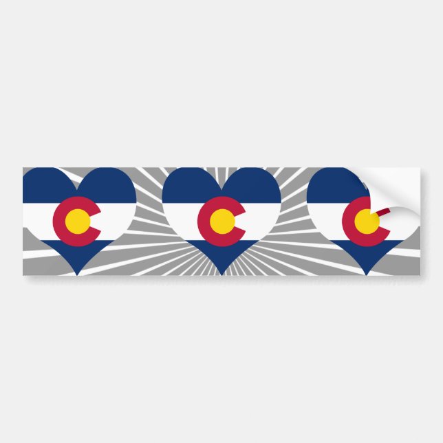 Adesivo Para Carro Compre a bandeira de Colorado (Frente)
