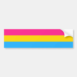 Adesivo Para Carro Comunidade de Sinalizador e Orgulho Pansexual/carr