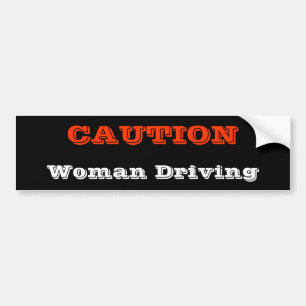 Adesivo Para Carro Condução de mulheres