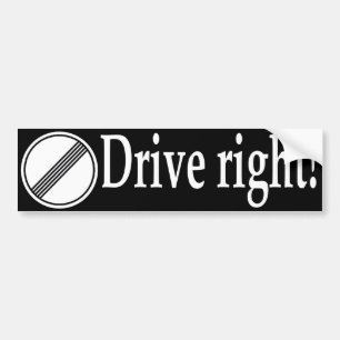 Adesivo Para Carro Conduza certo
