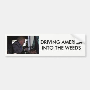 Adesivo Para Carro "Conduzindo América trunfo de anti-Donald nas
