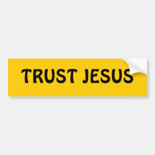ADESIVO PARA CARRO CONFIANÇA JESUS