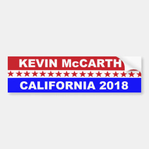 Adesivo Para Carro Congresso 2018 de Kevin McCarthy Califórnia