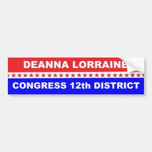 Adesivo Para Carro Congresso Deanna Lorraine 2020 Califórnia