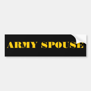 Adesivo Para Carro Cônjuge do Exército do Bumper Sticker