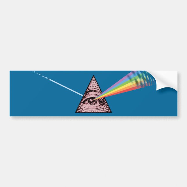 Adesivo Para Carro Conjuntivite Illuminatis (Frente)