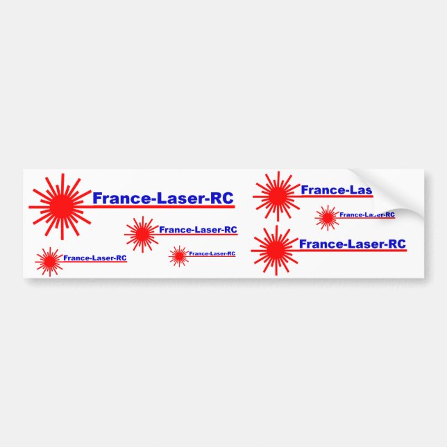 Adesivo Para Carro Conjunto de Stickers Laser n°3 (Frente)