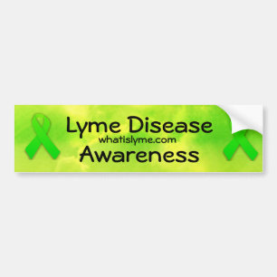 Adesivo Para Carro Consciência da doença de Lyme
