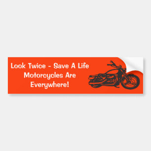 Adesivo Para Carro Consciência da motocicleta