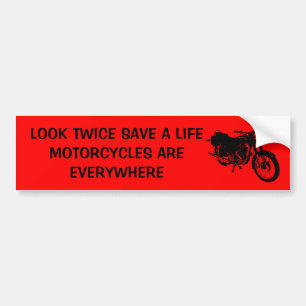 Adesivo Para Carro Consciência da motocicleta