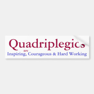 Adesivo Para Carro consciência do quadriplegic