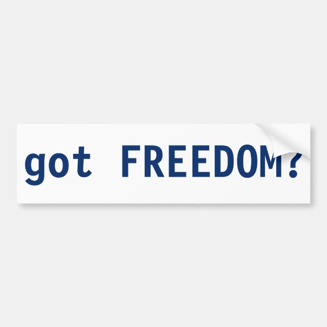 Adesivo Para Carro Conseguiu a Liberdade? (Frente)