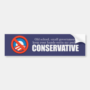 Adesivo Para Carro Conservador Bumpersticker da velha escola